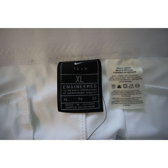 Nike BQ9021-106 Men's Sz XL White Vapor Select High Piped Baseball 3/4 Pants - Picture 4 of 9